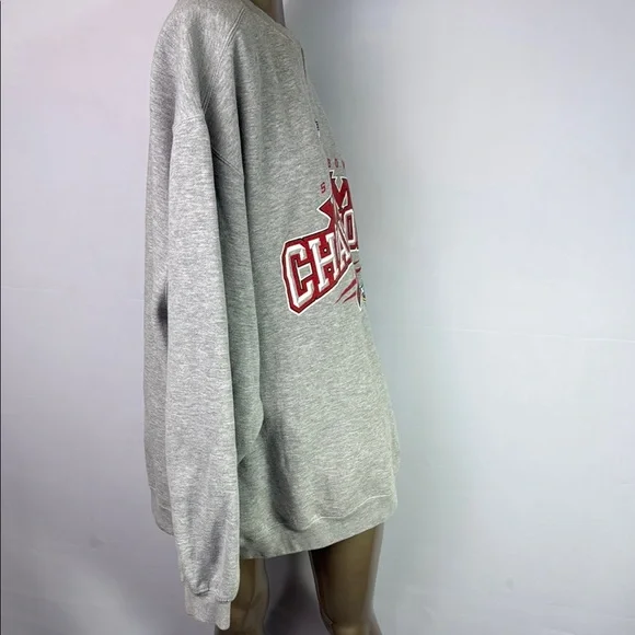 Vintage Reebok Mens 2003 Super Bowl XXXVII 37 Tampa Bay Buccaneers Sweatshirt - Picture 5 of 8